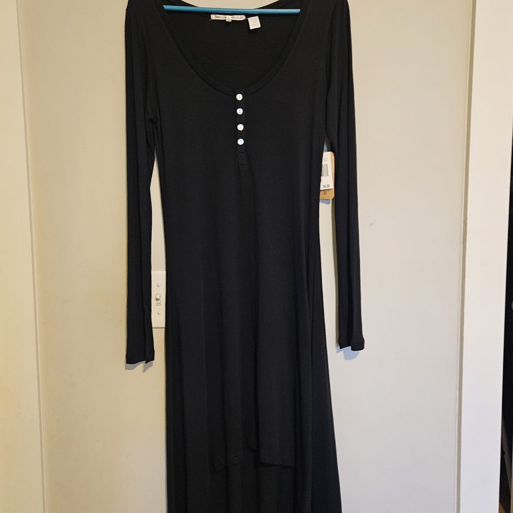 Threads 4 Thought Black Long Sleeve Dress
